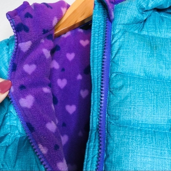 Snozu Girls Fleece Lined Winter Puffer Jacket - Picture 6 of 9